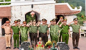 Đoàn thanh niên công an tỉnh Hà Giang tổ chức các hoạt động kỷ niệm 76 năm ngày thương binh liệt sĩ và tri ân người có công với cách mạng 