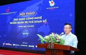 Hội thảo: Ứng dụng công nghệ trong quản trị tòa soạn số