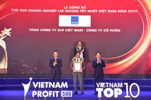 PV GAS nhận các danh hiệu doanh nghiệp xuất sắc năm 2022