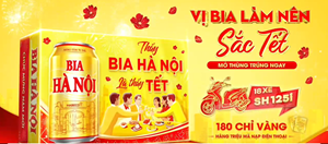 Bia Hà Nội - Mở thùng trúng ngay triệu lộc vàng