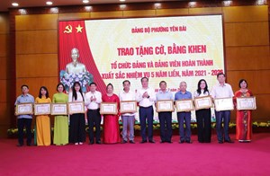 Hội nghị Ban Chấp hành Đảng bộ phường Yên Bái lần thứ 10 (mở rộng)