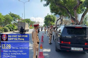 Hải Phòng: Quyết liệt kiểm soát vi phạm nồng độ cồn ngay ngày đầu ra quân