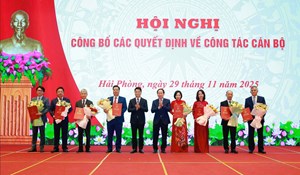 Hải Phòng công bố các quyết định nhân sự quan trọng trong khối Đảng và chính quyền