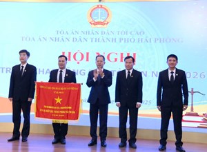 TAND TP. Hải Phòng xác định trọng tâm cải cách tư pháp trong năm 2026