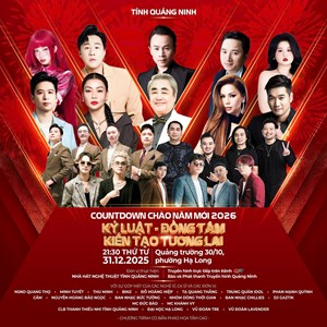 Quảng Ninh: Họp báo chuẩn bị Chương trình nghệ thuật Chào năm mới – Countdown 2026