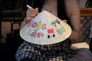 Workshop custom “nón lá” - nơi giới trẻ gửi gắm tình yêu Tổ quốc
