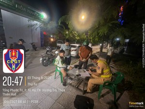 Cảnh sát giao thông đường bộ số 1 giữ vững trật tự an toàn dịp Tết Bính Ngọ 2026