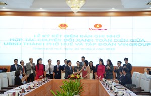Vingroup đồng hành cùng Huế thúc đẩy chuyển đổi xanh, phát triển bền vững