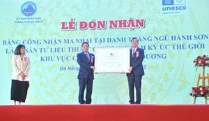 Đà Nẵng đón nhận di sản thế giới Ma nhai