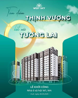 TP. Huế: Cotana Capital tiếp tục khởi công xây dựng căn hộ nhà ở xã hội 