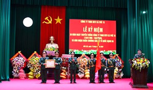 Công ty Cà phê 15 đón nhận Huân chương Bảo vệ Tổ quốc hạng Ba