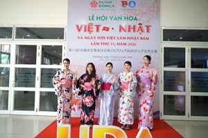 Đại học Đông Á tổ chức Lễ hội văn hóa Việt – Nhật và Ngày hội việc làm Nhật Bản lần thứ 11