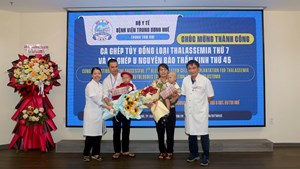 Bệnh viện Trung ương Huế liên tiếp thành công trong ghép tủy, mang lại hy vọng cho bệnh nhi hiểm nghèo