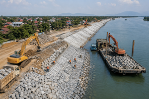 Tiết kiệm ngân sách từ đấu thầu cạnh tranh tại dự án kè Phong Thái