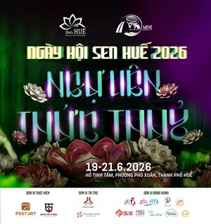 Huế “đánh thức” vẻ đẹp sen ngự tại Ngày hội Sen 2026