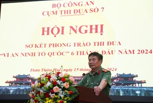 Cụm thi đua số 7- Bộ Công an sơ kết 6 tháng đầu năm phong trào thi đua Vì an ninh Tổ quốc