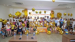 “Gold September 2025” tại Bệnh viện Trung ương Huế: Lan tỏa yêu thương đến bệnh nhi ung thư