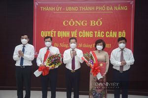 Đà Nẵng: Công bố các quyết định bổ nhiệm nhiều  lãnh  đạo  chủ chốt
