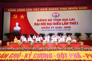 Khai mạc Đại hội đại biểu Đảng bộ tỉnh Gia Lai lần thứ I