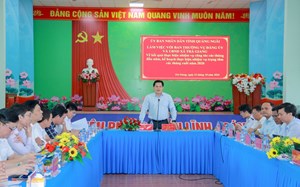 Trà Giang tập trung tháo gỡ vướng mắc, phấn đấu đạt chuẩn nông thôn mới năm 2029