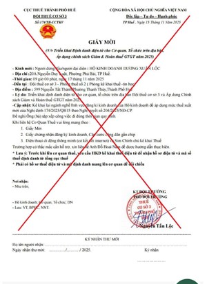 Tăng cường cảnh giác trước các cuộc gọi mạo danh công chức thuế tại Huế