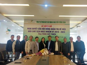 TTA: Ông Trần Huy Thiệu được bổ nhiệm Chủ tịch HĐQT