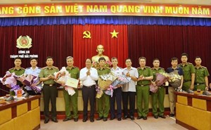 Hải Phòng: Khen thưởng chiến công xuất sắc của Công an thành phố