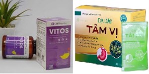 Cảnh báo thông tin quảng cáo TPBVSK Vitos và Dạ dày Tâm Vị