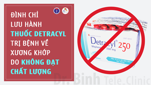 Cục Quản lí Dược yêu cầu Dược Cửu Long thu hồi Detracyl 250 