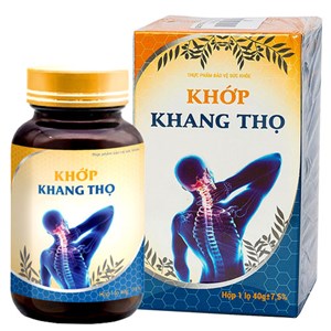 Cảnh báo TPBVSK Khớp Khang Thọ quảng cáo "thổi phồng" công dụng