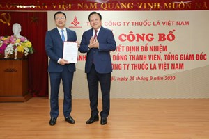 Ông Hà Quang Hòa giữ chức Tổng Giám đốc Vinataba