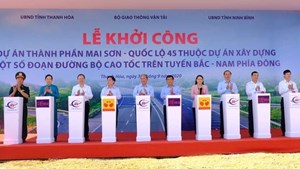 Khởi công Dự án cao tốc thành phần Mai Sơn - Quốc lộ 45