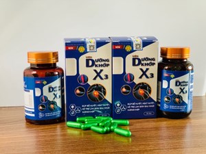 Viên Dưỡng Khớp X3 vi phạm qui định quảng cáo 