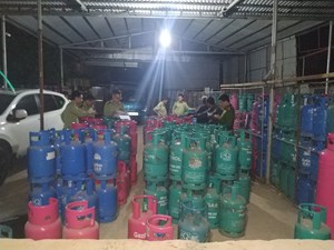 Ninh Bình: Xử phạt 45 triệu cở sở kinh doanh Gas vi phạm