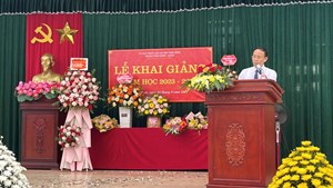 Nam Định: Trung tâm GDNN – GDTX huyện Trực Ninh  khai giảng năm học mới
