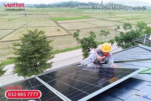 Hiệu quả từ các công trình điện mặt trời do Viettel triển khai tại Nghệ An