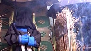 Thần bí tục cúng ma khô của người Cờ Lao