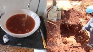Người Bình Phước phát hoảng vì nước sinh hoạt chuyển màu đỏ
