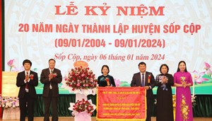 Sơn La: Kỷ niệm 20 năm Ngày thành lập huyện Sốp Cộp