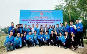 Đoàn Thanh niên huyện Thanh Trì tổ chức Chương trình “Tết trồng cây đời đời nhớ ơn Bác Hồ”