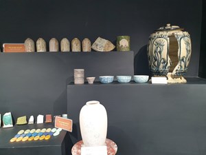 Ấn tượng không gian trưng bày sản phẩm Bảo tàng gốm Bát Tràng