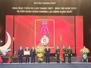 Phú Thọ: Khai mạc Tuần du lịch Thanh Thủy - Mùa thu năm 2023 và đón nhận Huân chương Lao động hạng Nhất