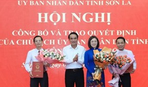 Sơn La: Công bố quyết định 2 Tân Giám đốc Sở Công Thương, Sở Thông tin và Truyền thông 