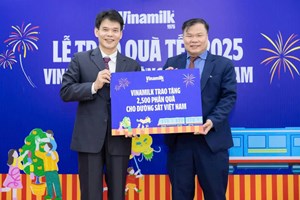 Vinamilk tặng hàng nghìn phần quà tết cho trẻ em, công nhân trước thềm năm mới Ất Tỵ