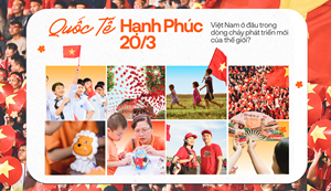 Việt Nam trong dòng chảy phát triển vì hạnh phúc của người dân