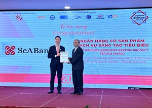 SeABank lần thứ 4 liên tiếp được vinh danh là Ngân hàng Việt Nam tiêu biểu