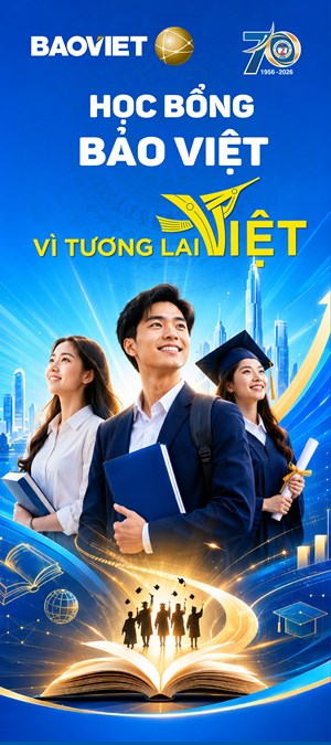 Bảo Việt dành gần 11 tỷ đồng trao học bổng “Bảo Việt - Vì tương lai Việt” cho sinh viên ngành kinh tế giai đoạn 2015 - 2026