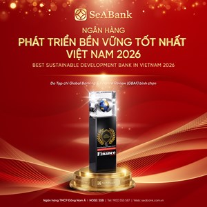SeABank được vinh danh ở hai lĩnh vực cộng đồng và phát triển bền vững
