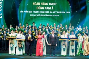 SeABank khẳng định vị thế 3 lần liên tiếp được vinh danh Thương hiệu Quốc gia, 16 năm là Thương hiệu mạnh Việt Nam