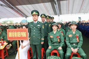 1.690 thanh niên Hà Tĩnh hăng hái lên đường bảo vệ Tổ quốc